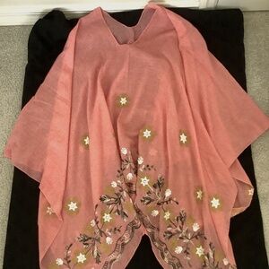 Banda Bags hand-embroidered poncho - NEVER WORN !!